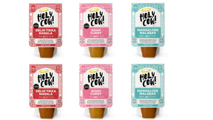 Holy Cow! Vegan Curry Sauces Best Sellers (3 Different Flavours, Pack of 6)